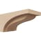 Ekena Millwork 6"W x 12"D x 6"H Wide Helena Rough Cedar Woodgrain TimberThane Corbel, Primed Tan CORUR06X12X06HELRCPR - alternate 1